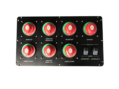 可定制 各样式电池开关面板（单路/双路手动电池开关）