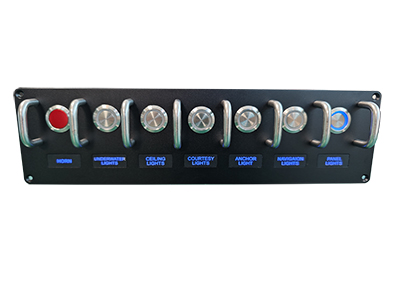 6-way navigation light alarm control switch board (with backlight)